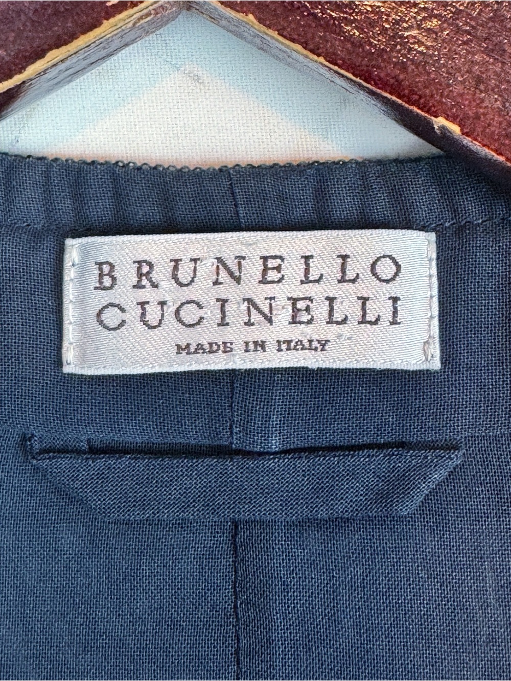 Brunello Cucinelli | Navy Single-Button Blazer, S - Picture 4 of 11